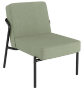 Sessel MEDSO S grün schwarz Stoff