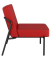 Sessel MEDSO S rot schwarz Kunstleder