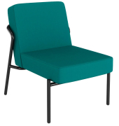 Sessel MEDSO S blau schwarz Kunststoff