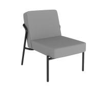 Sessel MEDSO S grau schwarz Kunststoff