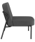 Sessel MEDSO S Rund anthrazit schwarz Stoff