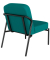 Sessel MEDSO S Rund blau schwarz Kunststoff