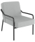 Sessel MEDSO M grau schwarz Stoff