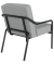 Sessel MEDSO M grau schwarz Stoff