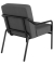 Sessel MEDSO M anthrazit schwarz Stoff