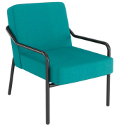 Sessel MEDSO M blau schwarz Stoff