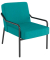 Sessel MEDSO M blau schwarz Stoff