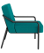 Sessel MEDSO M blau schwarz Stoff