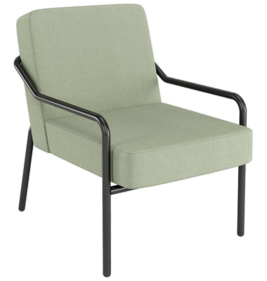 Sessel MEDSO M grün schwarz Stoff