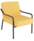 Sessel MEDSO M gelb schwarz Stoff