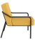 Sessel MEDSO M gelb schwarz Stoff