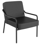 Sessel MEDSO M schwarz Kunstleder