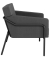 Sessel MEDSO L anthrazit schwarz Stoff