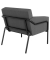Sessel MEDSO L anthrazit schwarz Stoff
