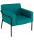 Sessel MEDSO L blau schwarz Stoff