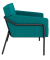 Sessel MEDSO L blau schwarz Stoff