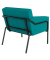 Sessel MEDSO L blau schwarz Stoff