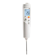 106 Kerntemperatur-Lebensmittelthermometer weiß