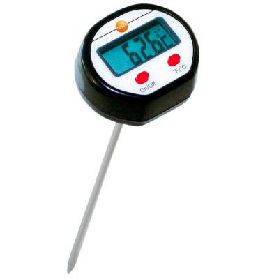 Mini Kerntemperatur-Lebensmittelthermometer schwarz Mini Kerntemperatur-Lebensmittelthermometer schwarz