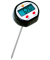 Mini Kerntemperatur-Lebensmittelthermometer schwarz