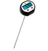 Mini Kerntemperatur-Lebensmittelthermometer schwarz