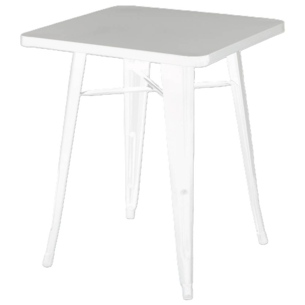 3660141962741 - Beistelltisch URBAN Outdoor 73cm (H) 60x73x60cm (BxHxT) (BxT) quadratisch weiß   weiß 3660141962741 meet powered by Pape