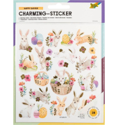 Aufkleber Happy Easter verschiedene Motive