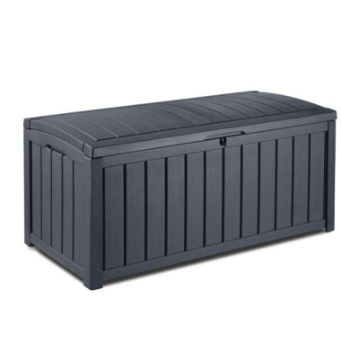 Glenwood Auflagenbox 390,0 l anthrazit 128,0 x 65,0 x 61,0 cm