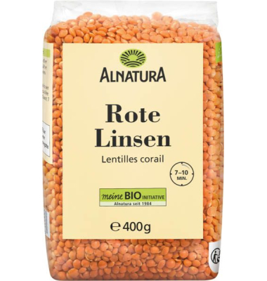 Bio Rote Linsen 400,0 g