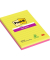 Haftnotizen 5845SSEU, Super Sticky Notes, 125x200mm, farbig sortiert (gr&uuml;n/pink), liniert, rechteckig