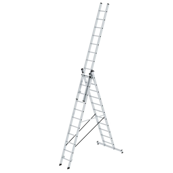 4031405111097 - MUNK Günzburger Steigtechnik Guenzburger Steigtechnik 11109 Aluminium Multifunktionsleiter inkl Traverse Arbeitshöhe (max) 89 m Silber 274 kg