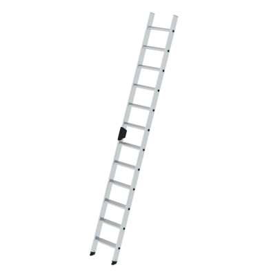 Anlegeleiter 40312 nivello, 1x 12 Stufen, silber, Aluminium
