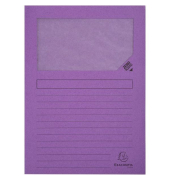 Sichtmappen Forever 50101E, A4 violett Recyclingkarton 120g