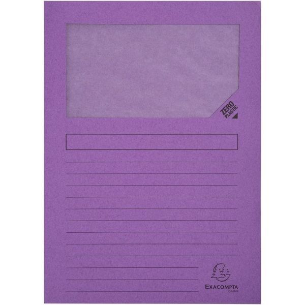3130630501015 - Sichtmappen Forever 50101E A4 violett Recyclingkarton 120g 3130630501015 100 Stück