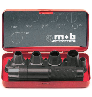Satz 3-20 mm Locheisen 11-teilig