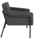 Sessel MEDSO L anthrazit schwarz Stoff