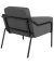 Sessel MEDSO L anthrazit schwarz Stoff