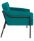 Sessel MEDSO L blau schwarz Stoff