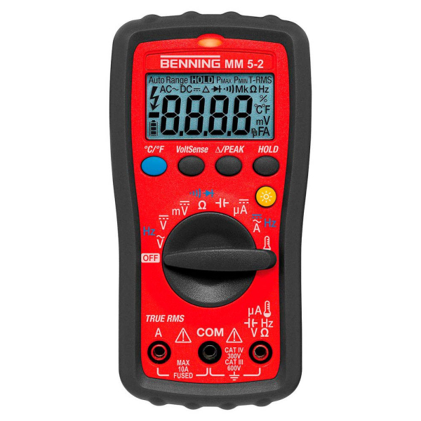 4014651440715 - Benning MM 5-2 Hand-Multimeter digital CAT III 600 V CAT IV 300 V Anzeige (Counts) 6000 4014651440715 - Benning MM 5-2 Hand-Multimeter digital CAT III 600 V CAT IV 300 V Anzeige (Counts) 6000