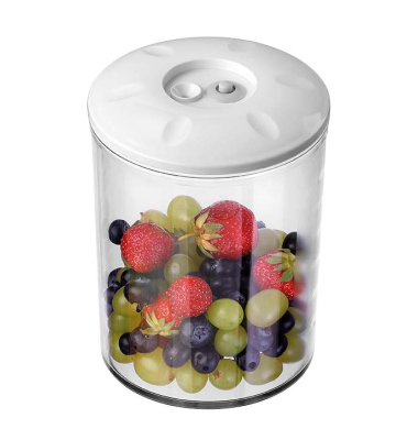 Vakuumbehälter transparent, weiß 1,5 l