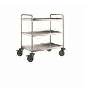 Servierwagen SW 8 x 5-3 silber 60,0 x 90,0 x 95,0 cm