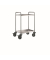 Servierwagen SW 6 x 4-2 silber 50,0 x 70,0 x 95,0 cm