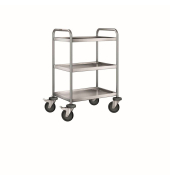 Servierwagen SW 6 x 4-3 silber 50,0 x 70,0 x 95,0 cm
