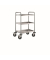 Servierwagen SW 6 x 4-3 silber 50,0 x 70,0 x 95,0 cm