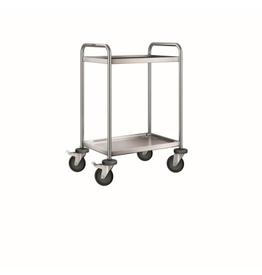 Servierwagen SW 6 x 4-2 silber 50,0 x 70,0 x 95,0 cm