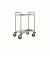 Servierwagen SW 6 x 4-2 silber 50,0 x 70,0 x 95,0 cm