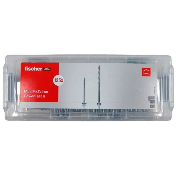4048962426199 - fischer Holzschrauben-Sortiment Mini FixTainer PowerFast II - BC 560094 35 4 45 5 mm x 30 40 50 60 80 mm 125 St 4048962426199 - fischer Holzschrauben-Sortiment Mini FixTainer PowerFast II - BC 560094 35 4 45 5 mm x 30 40 50 60 80 mm 125 St