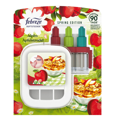 Duftstecker Apfel & Zimt fruchtig 20,0 ml, 1 Set