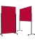 Des.n-Moderationstafel VarioPin, rot Im Hoch + Querformat nutzbar