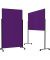 Des.-Moderationstafel VarioPin,violett Im Hoch + Querformat nutzbar